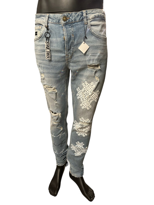 Corazon Blanco Skinny Jeans