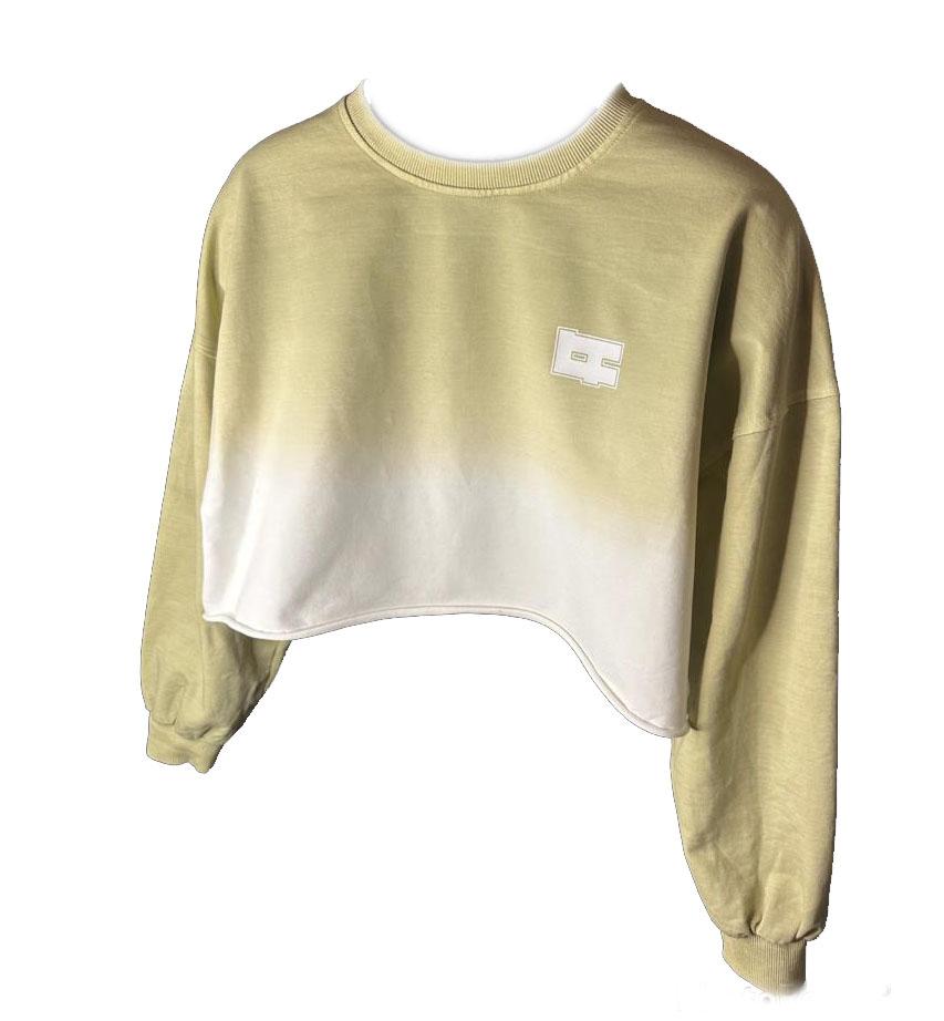 Ombre Crop Sweater