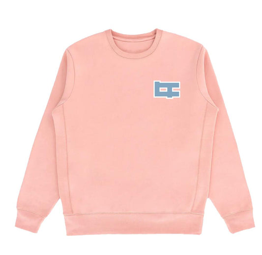 Salmon Pink Crewneck Sweater